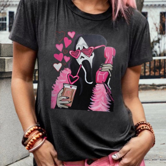 BARBIE SCREAM FACE HALLOWEEN SHIRT SIZE XL - Picture 3 of 3